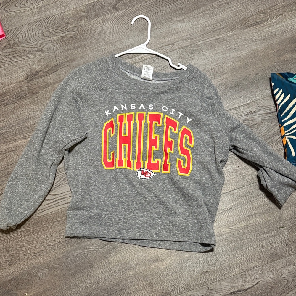Kansas City Chiefs women’s cropped sweatshirt
